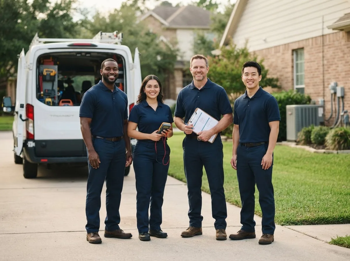 Certified HVAC technician near Rochester, TX